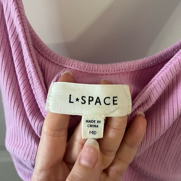 L SPACE Camille Dress Midi pinkish purple - medium - Picture 7 of 8